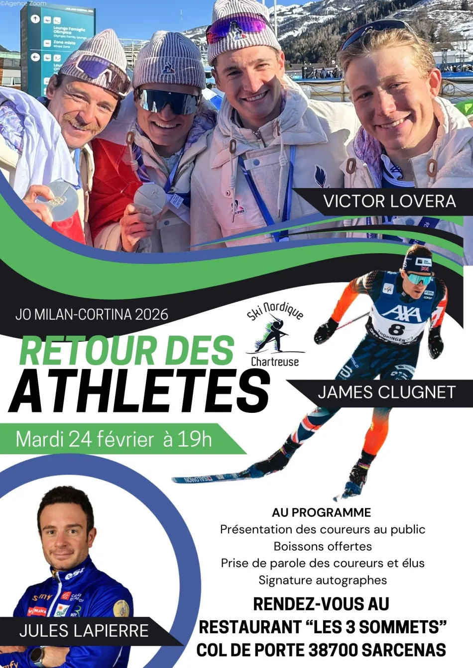 Grande Soirée de retour des athlètes des JO